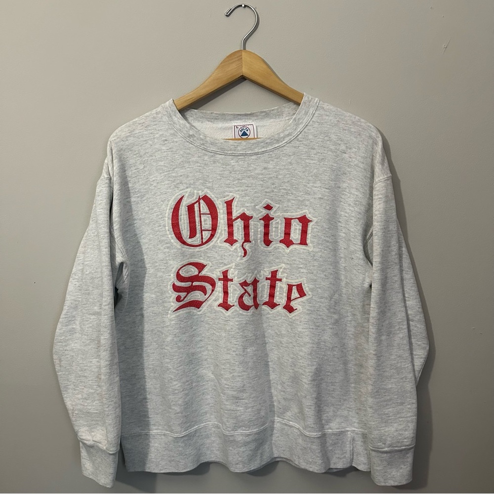 Vintage Ohio State Buckeyes Delta Crewneck Sweatshirt Adult Size Large